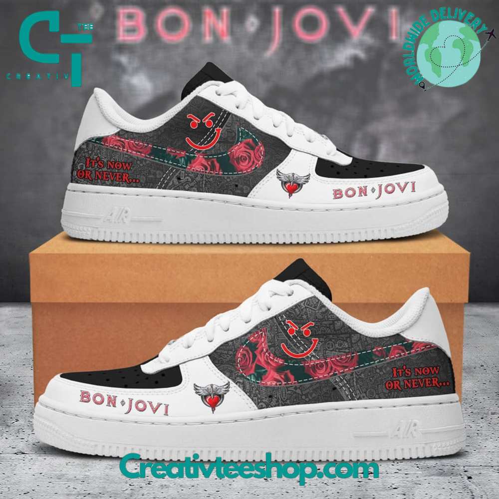 JWFancy Bon Jovi Air Low-Top Sneakers Shoes For Men And Women