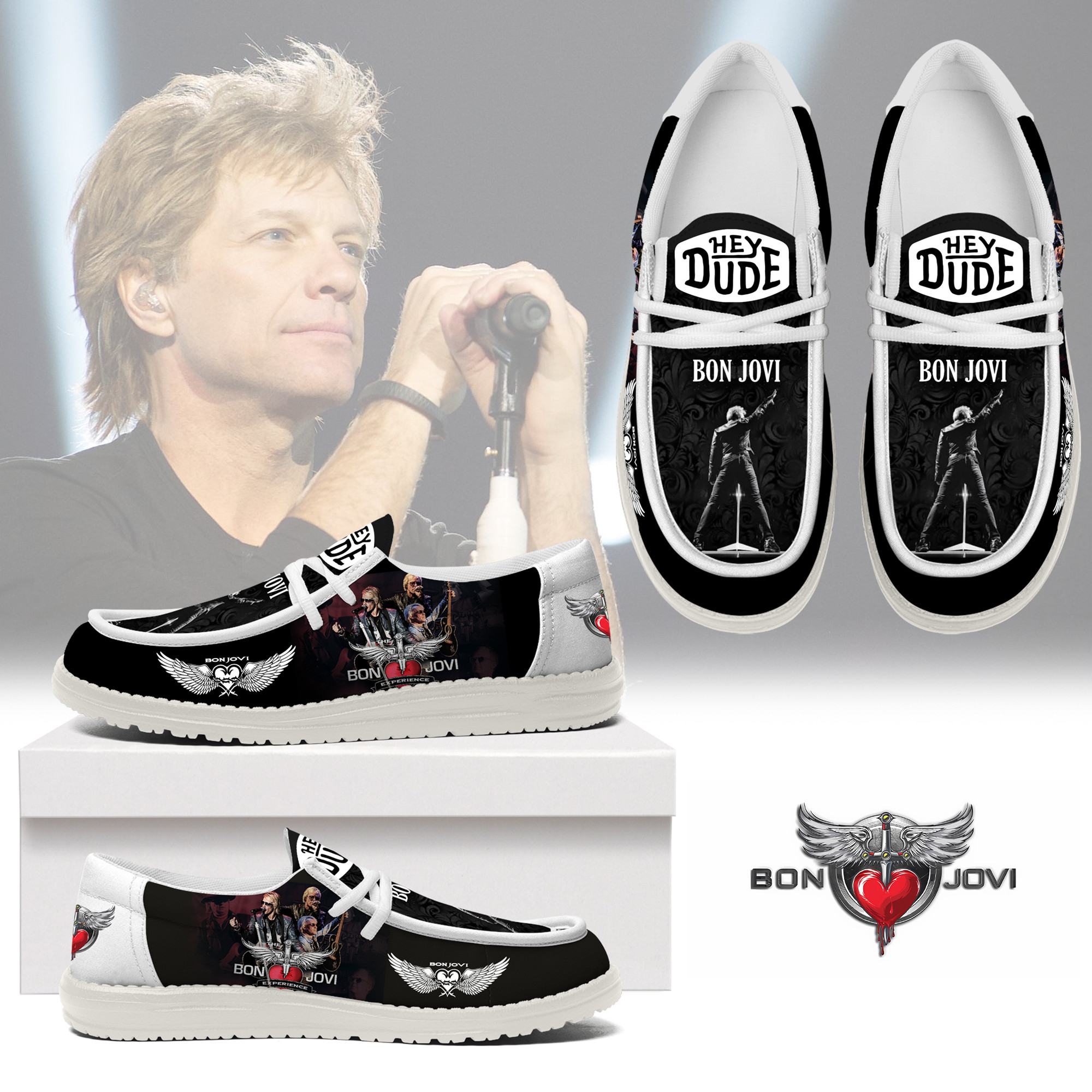 JWFancy Bon Jovi – Custom Name Hey Dude