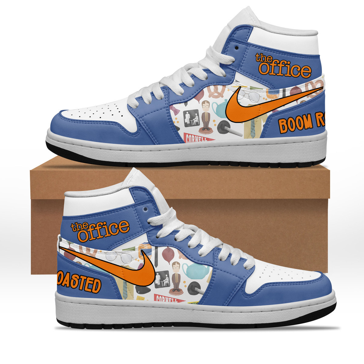 JWFancy Boom Roasted AJ1 High Sneakers Shoes For Men And Women