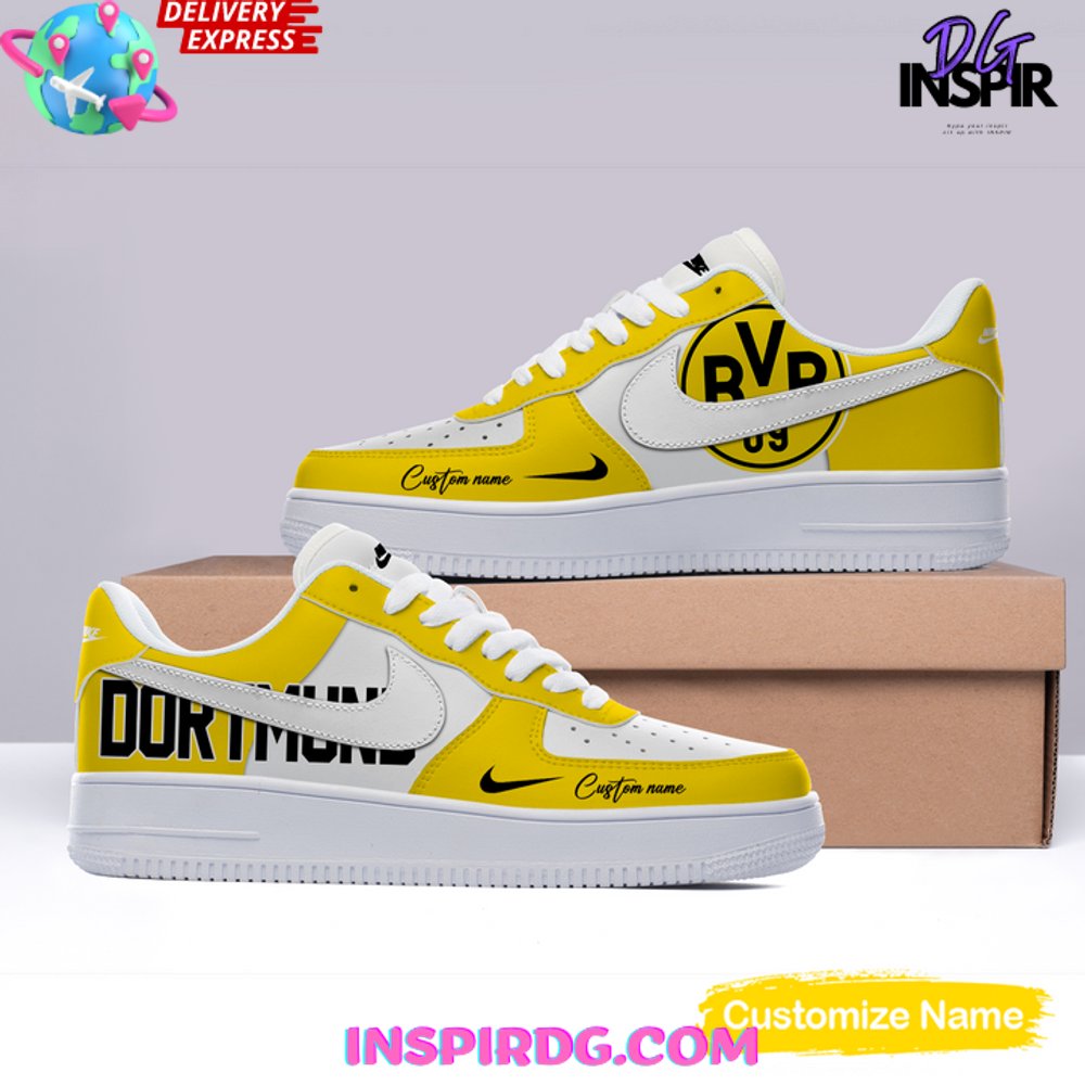 JWFancy Borussia Dortmund Air Low-Top Sneakers Shoes For Men And Women