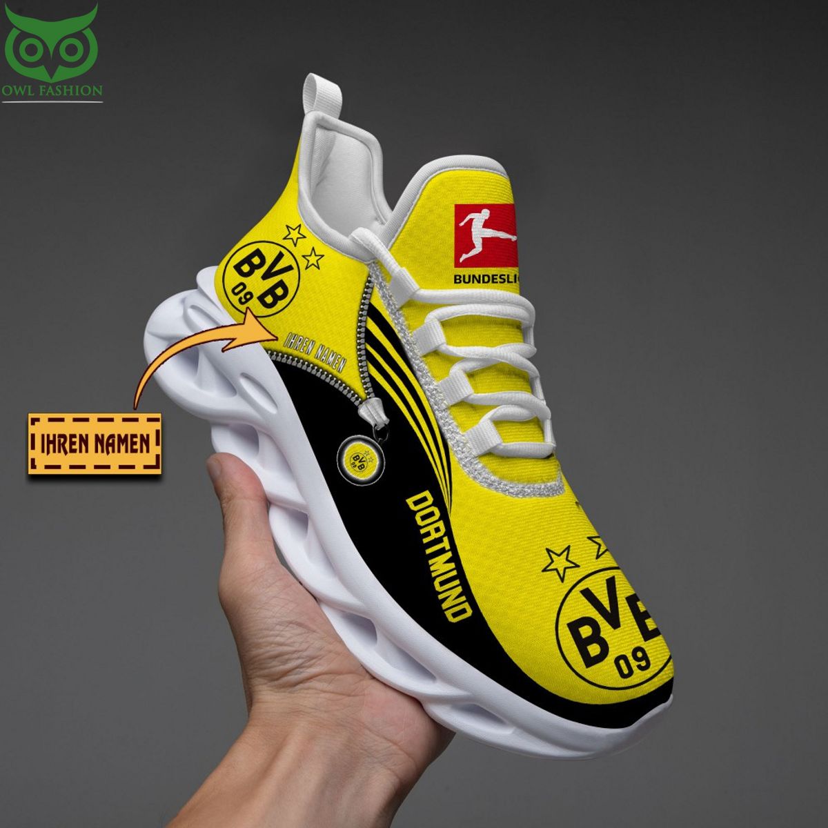JWFancy Borussia Dortmund Max Soul Shoes Sneakers For Men And Women