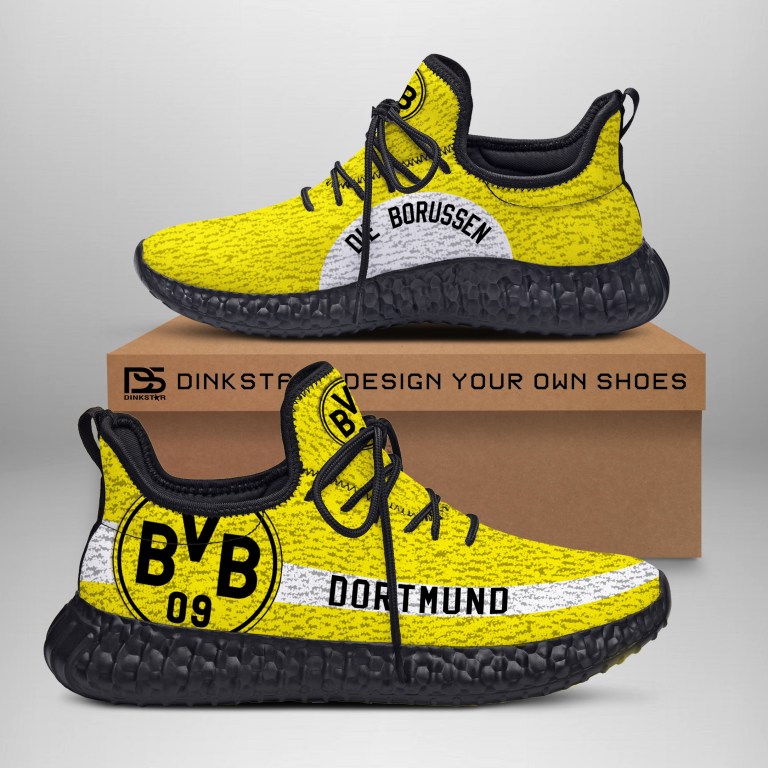 JWFancy Borussia Dortmund Reze Sneakers Shoes For Men And Women