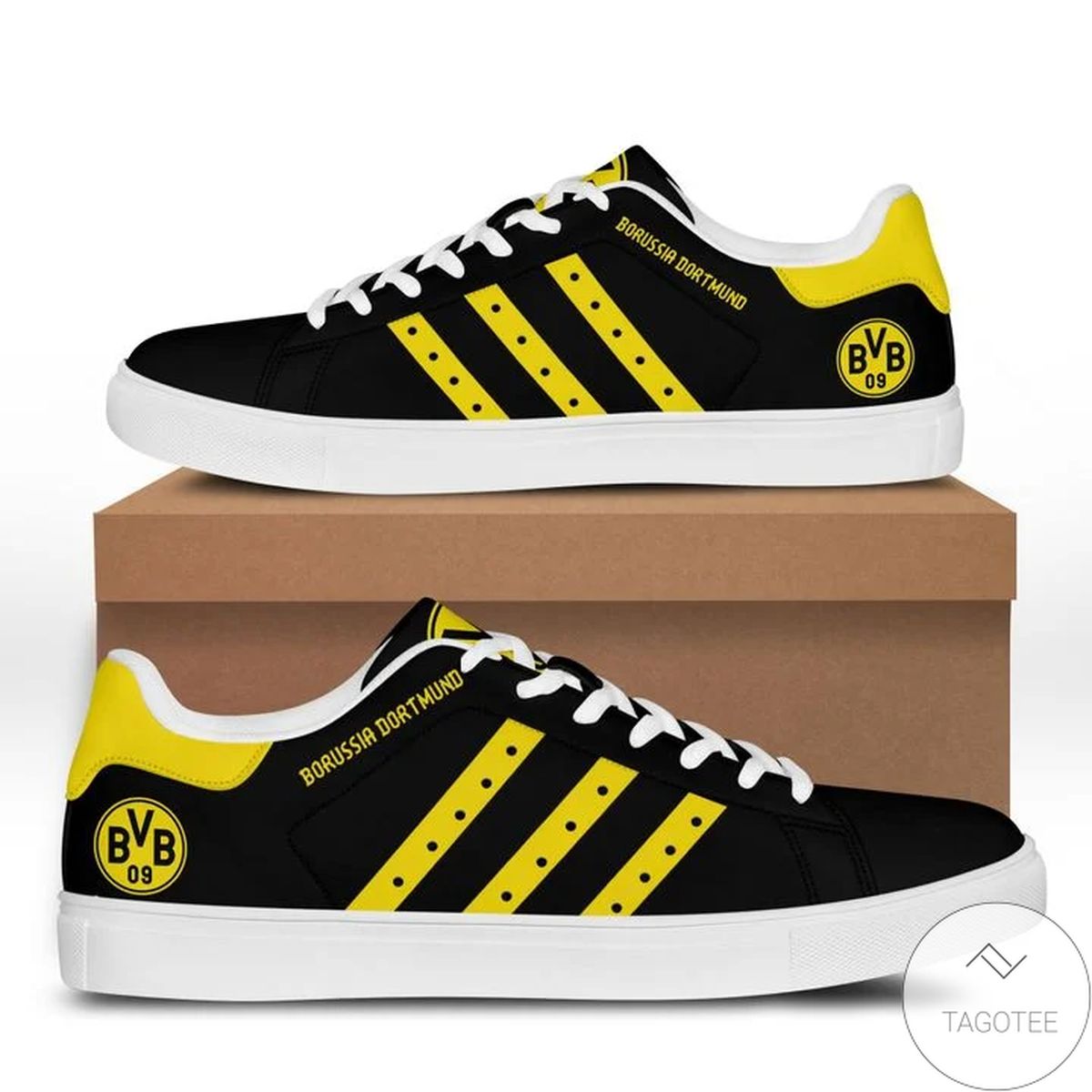 JWFancy Borussia Dortmund Skate Stan Shoes Sneakes For Men And Women