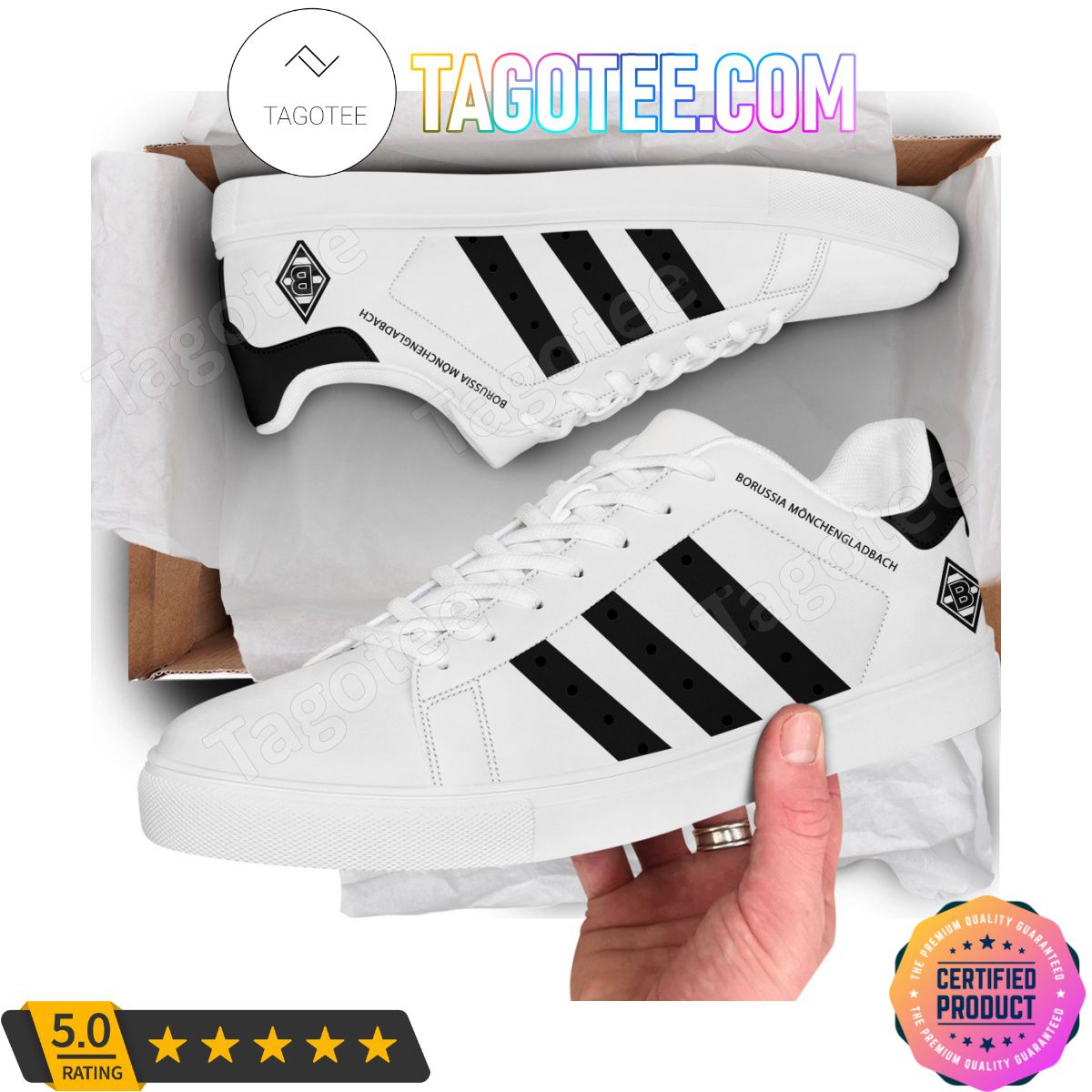 JWFancy Borussia Mönchengladbach Skate Stan Shoes Sneakes For Men And Women