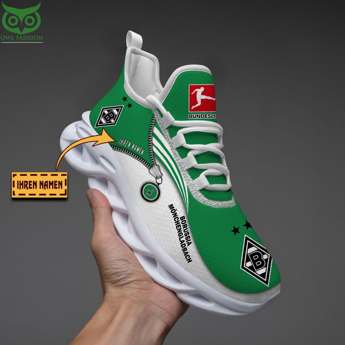 JWFancy Borussia Monchengladbach Max Soul Shoes Sneakers For Men And Women