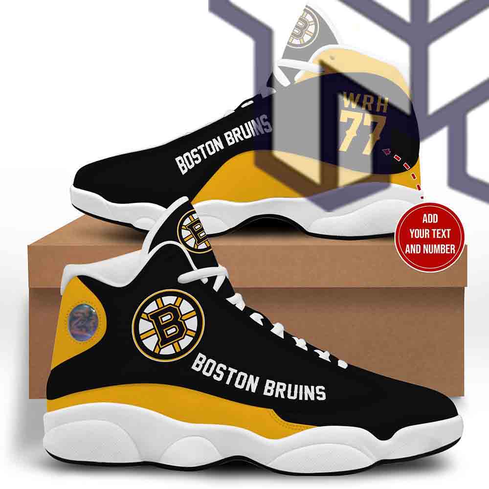JWFancy Boston Bruins AJ13 Sneakers Shoes For Men And Women