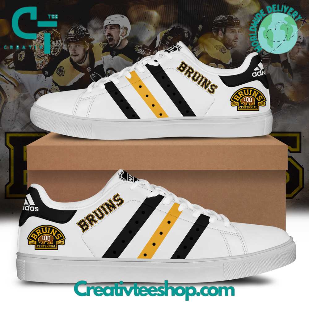 JWFancy Boston Bruins Skate Stan Shoes Sneakes For Men And Women