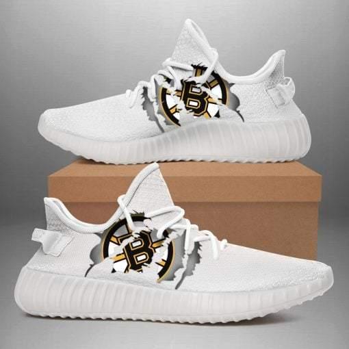 JWFancy Boston Bruins Yeezy Boost Shoes For Men And Women