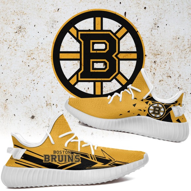JWFancy Boston Bruins Yeezy Boost Shoes For Men And Women