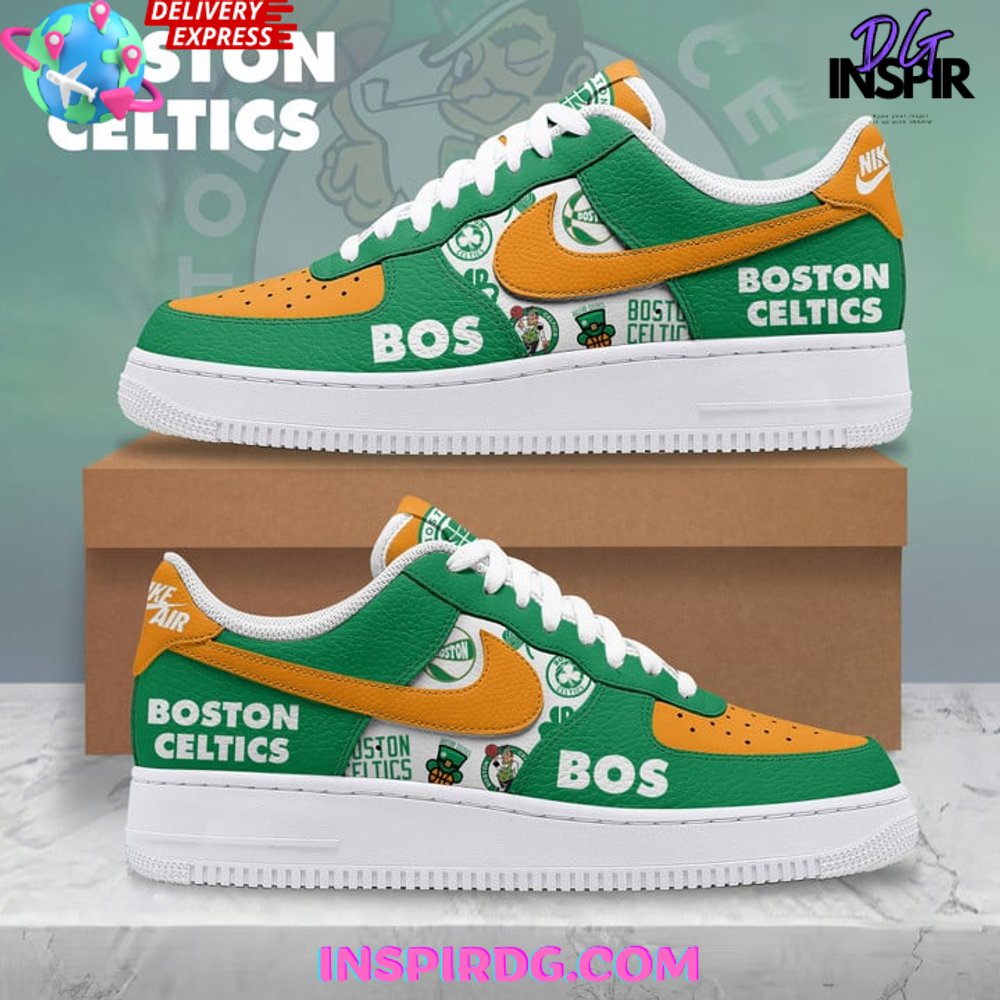 JWFancy Boston Celtics Air Low-Top Sneakers Shoes For Men And Women