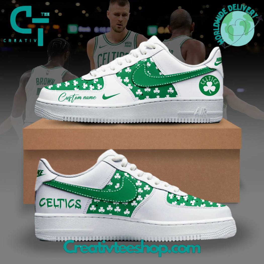 JWFancy Boston Celtics Air Low-Top Sneakers Shoes For Men And Women