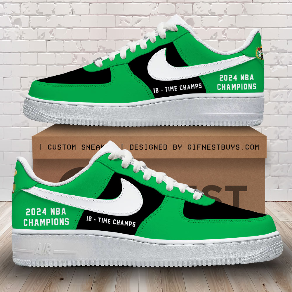 JWFancy Boston Celtics Air Low-Top Sneakers Shoes For Men And Women