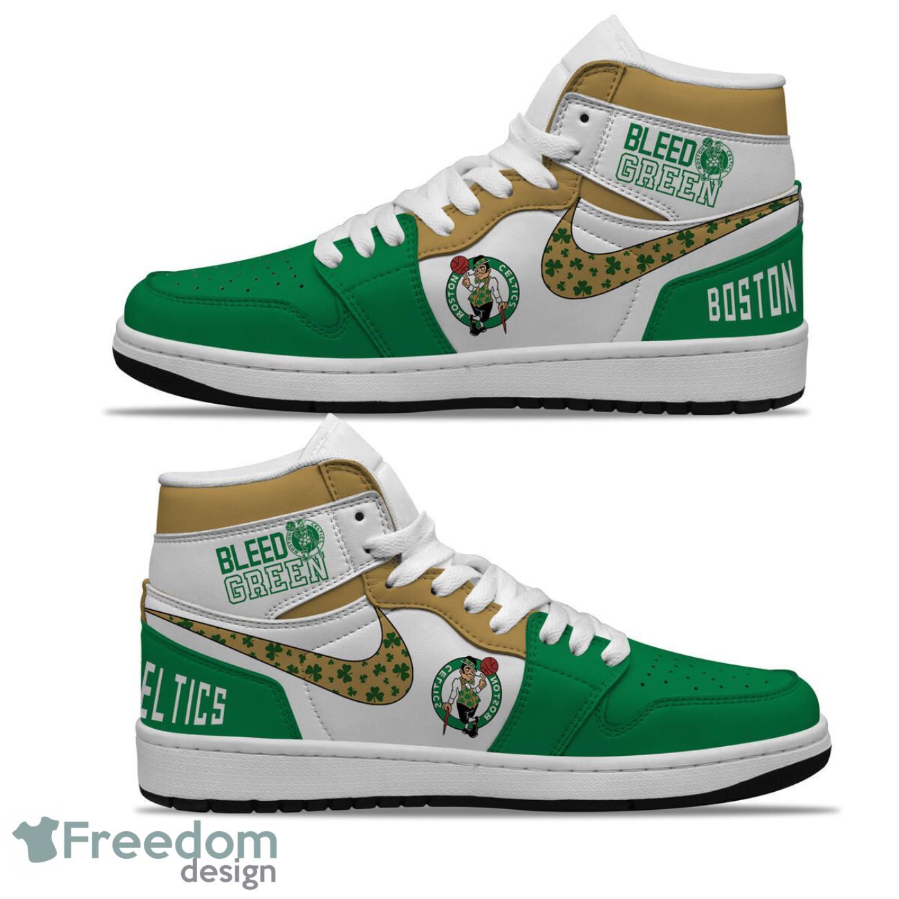 JWFancy Boston Celtics AJ1 High Sneakers Shoes For Men And Women