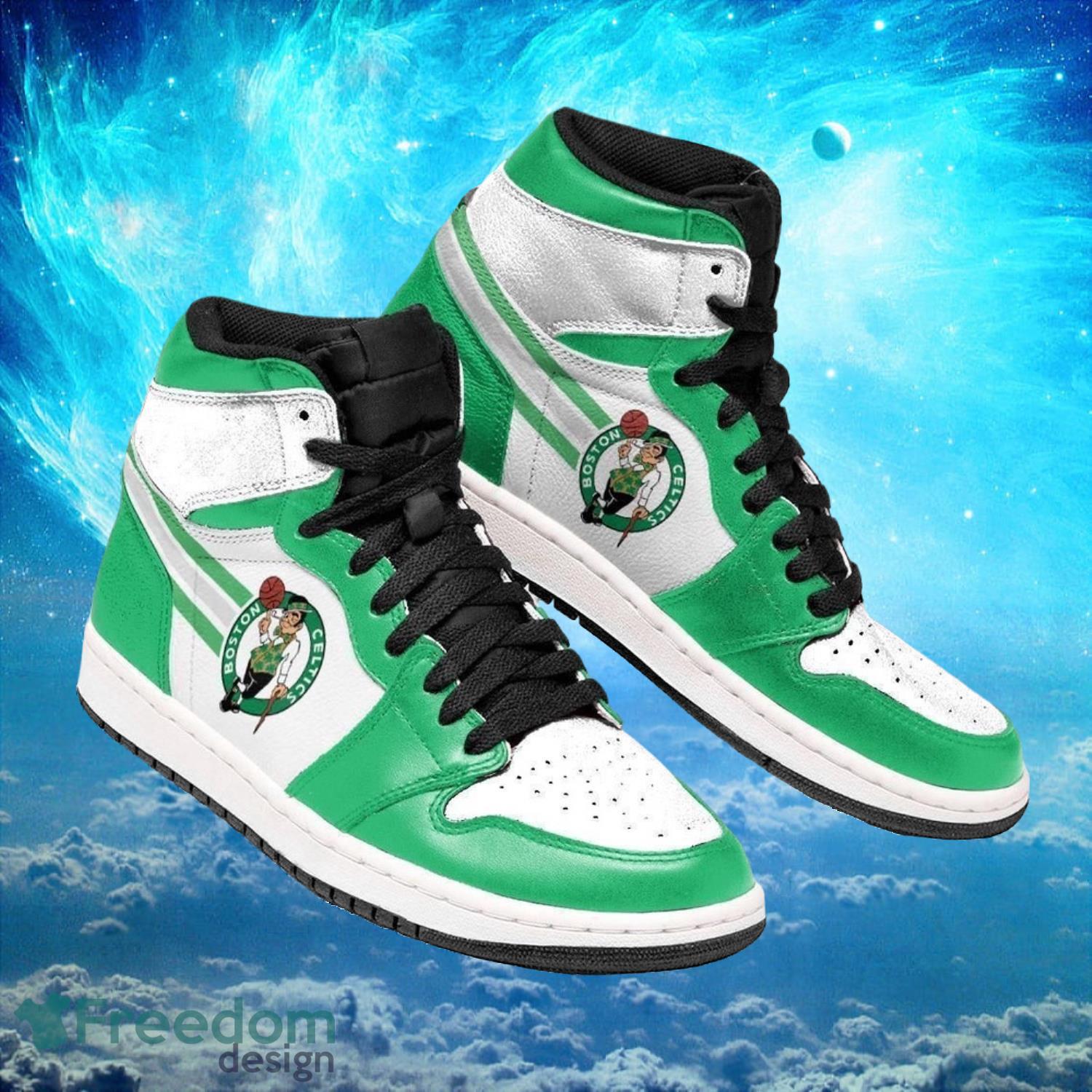 JWFancy Boston Celtics AJ1 High Sneakers Shoes For Men And Women