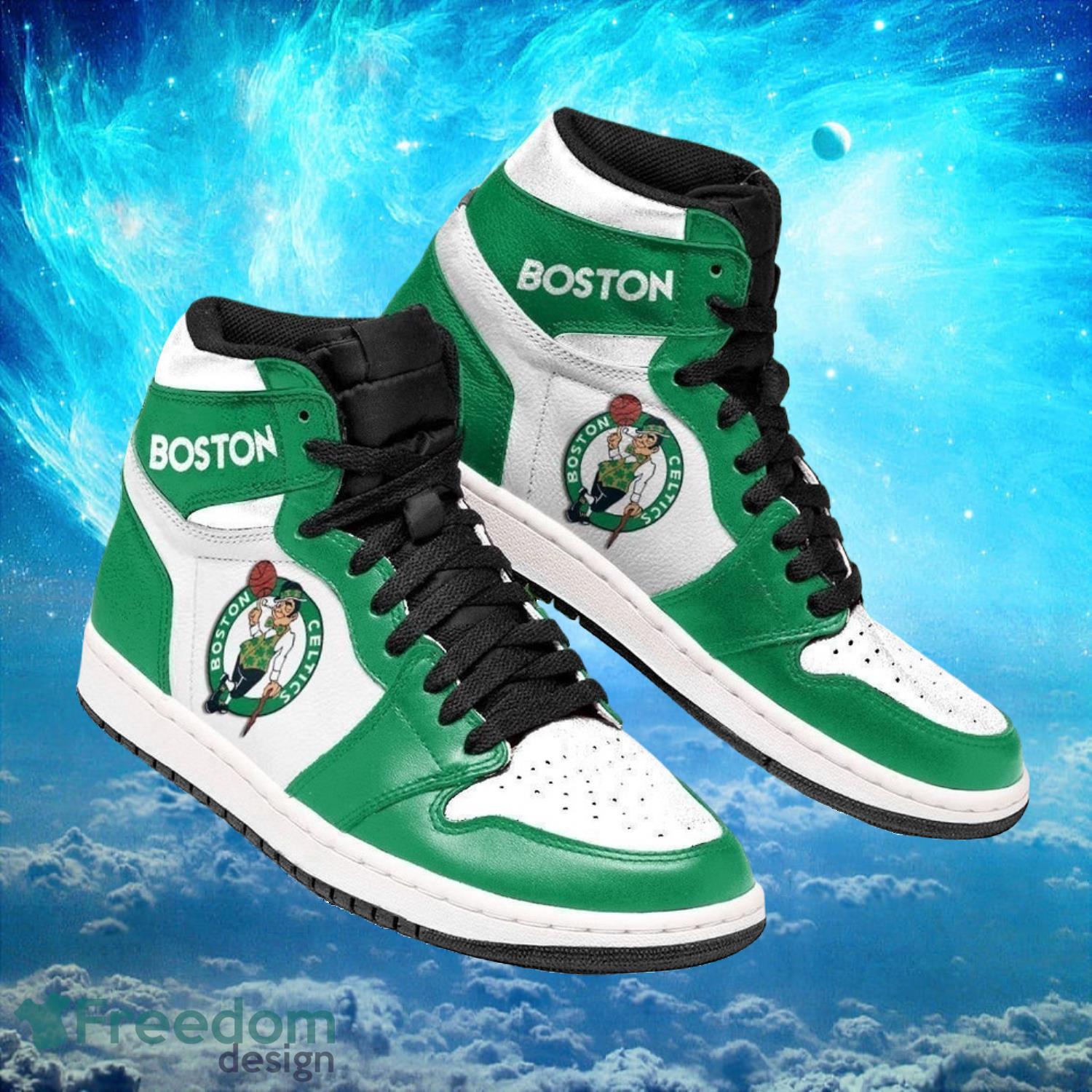 JWFancy Boston Celtics AJ1 High Sneakers Shoes For Men And Women
