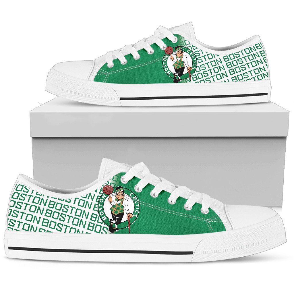 JWFancy Boston Celtics Low Top Canvas Sneakers Shoes For Men And Women