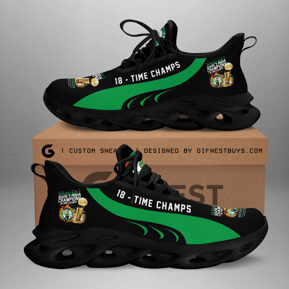 JWFancy Boston Celtics Max Soul Shoes Sneakers For Men And Women