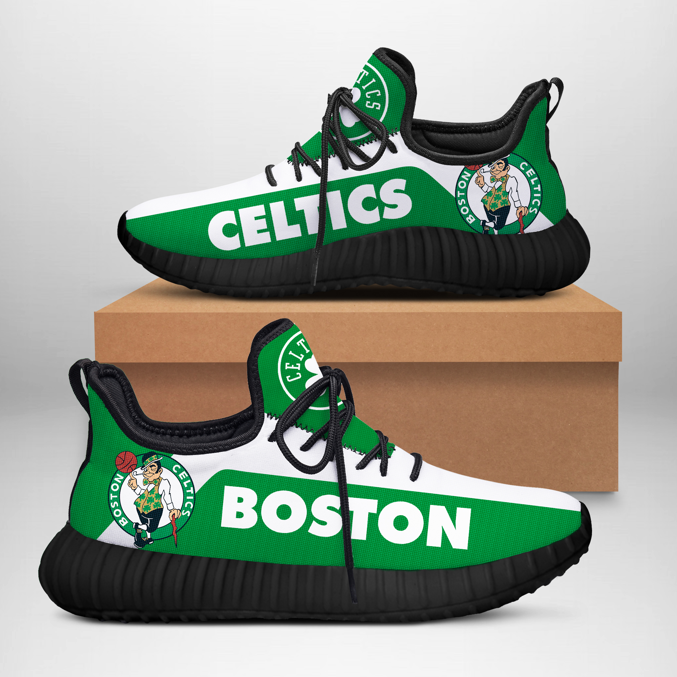 JWFancy Boston Celtics Reze Sneakers Shoes For Men And Women