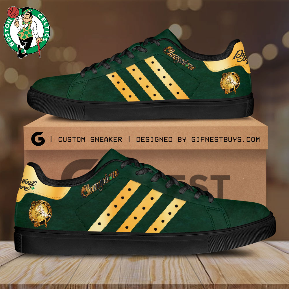JWFancy Boston Celtics Skate Stan Shoes Sneakes For Men And Women
