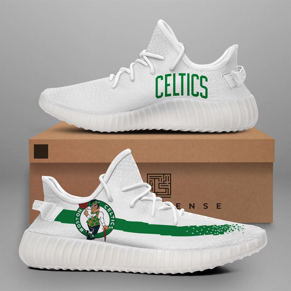 JWFancy Boston Celtics Yeezy Boost Shoes For Men And Women