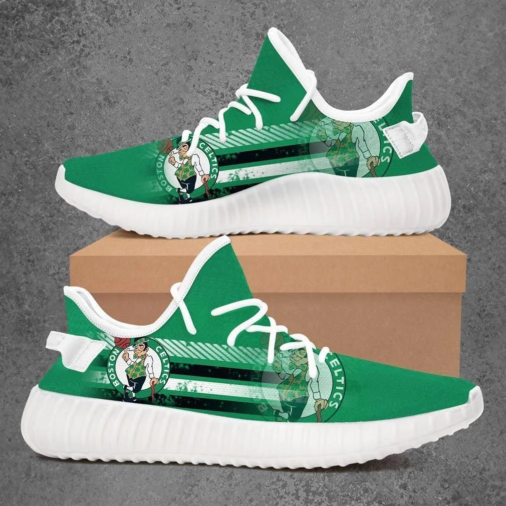 JWFancy Boston Celtics Yeezy Boost Shoes For Men And Women