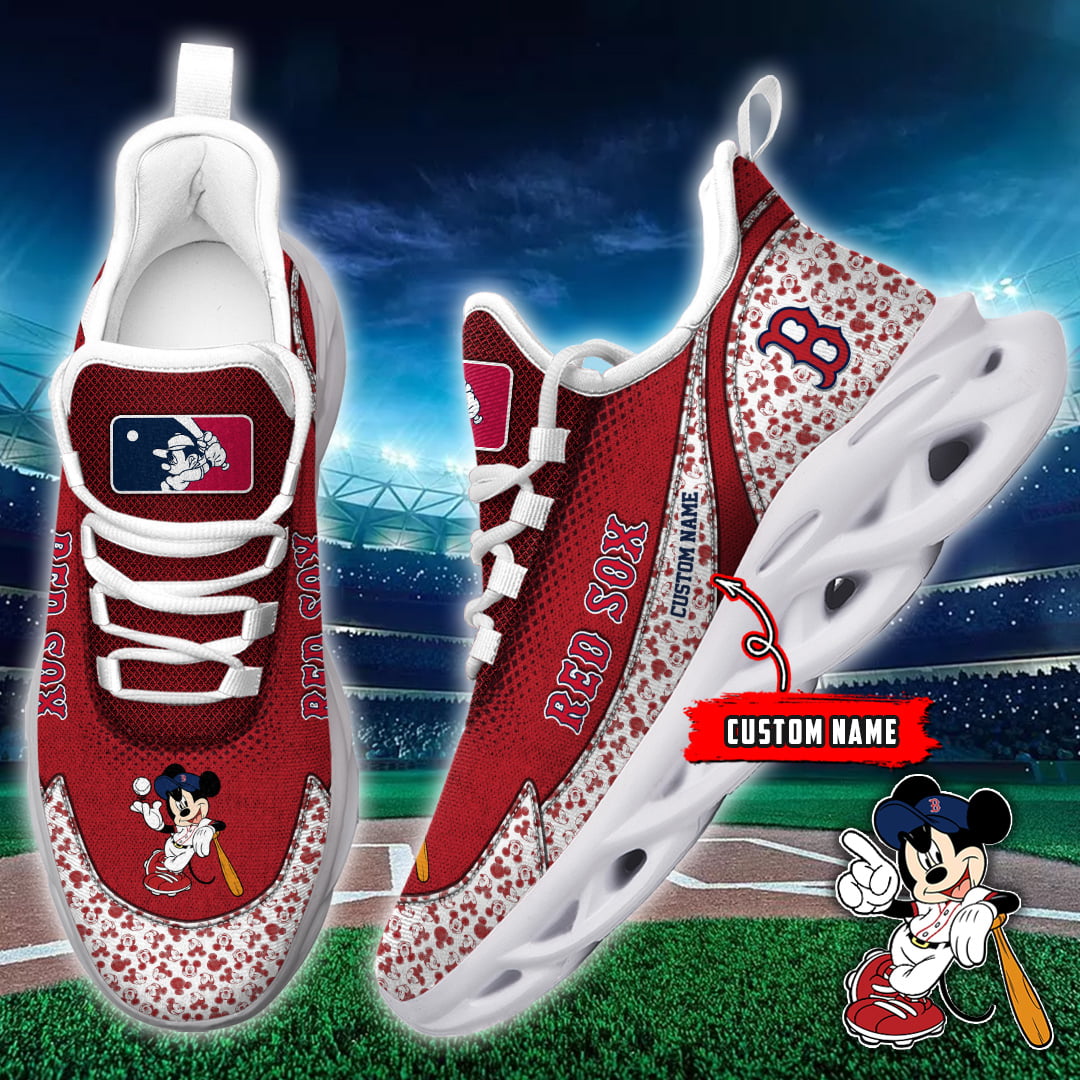 JWFancy Boston Red Sox NCAA Max Soul Shoes Sneakers For Men And Women