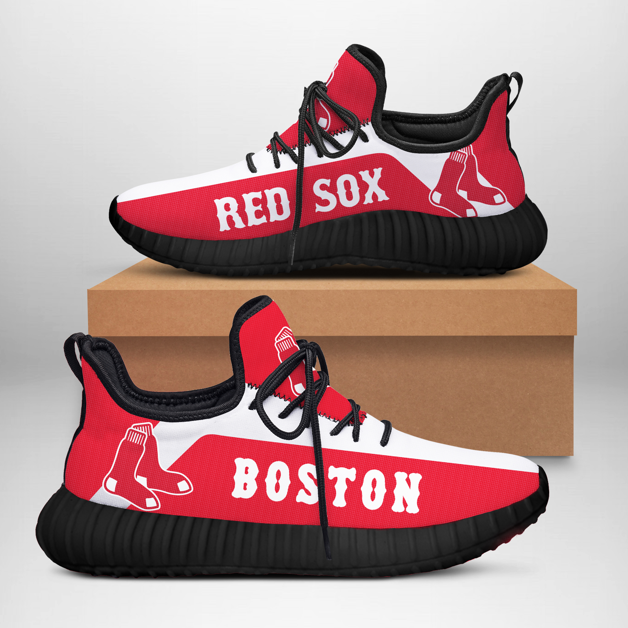 JWFancy Boston Red Sox Reze Sneakers Shoes For Men And Women