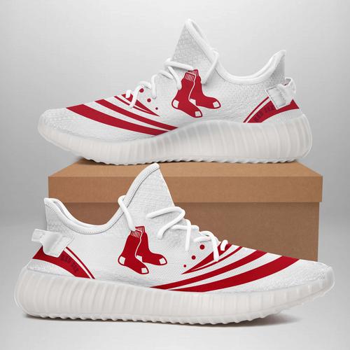 JWFancy Boston Red Sox Yeezy Boost Shoes For Men And Women