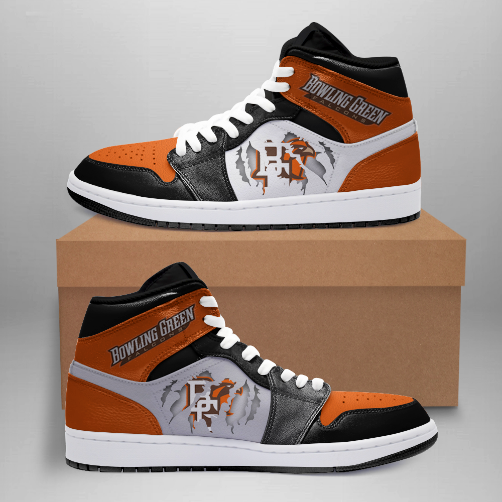 JWFancy Bowling Green Falcons AJ1 High Sneakers Shoes For Men And Women
