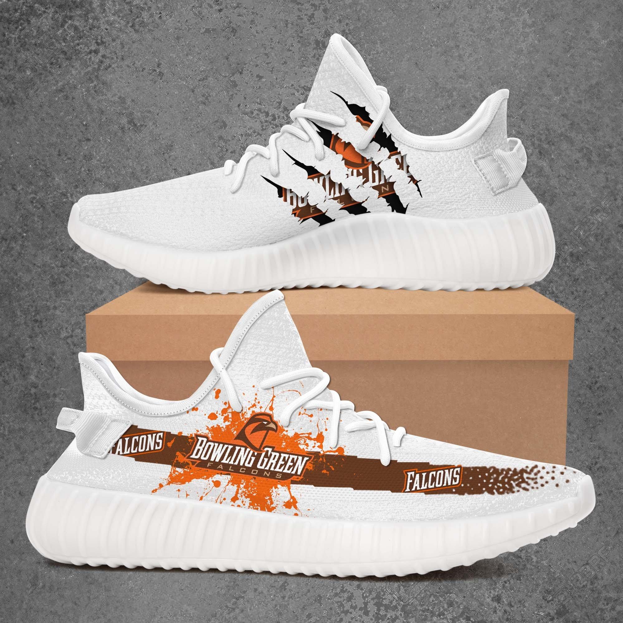 JWFancy Bowling Green Falcons Yeezy Boost Shoes For Men And Women