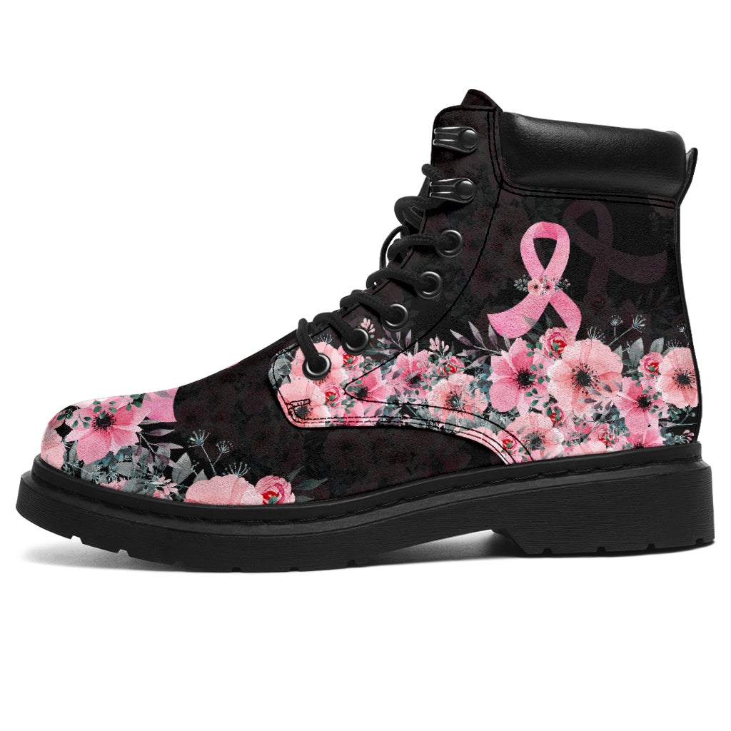 JWFancy Breast Cancer Awareness Breast Cancer Awareness Boots Shoes For Men And Women