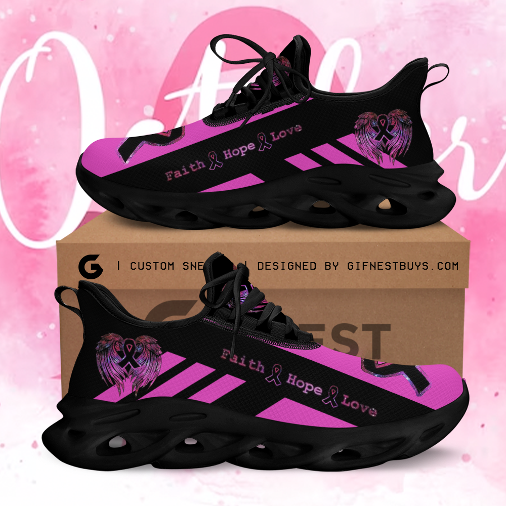 JWFancy Breast Cancer Awareness Max Soul Shoes Sneakers For Men And Women
