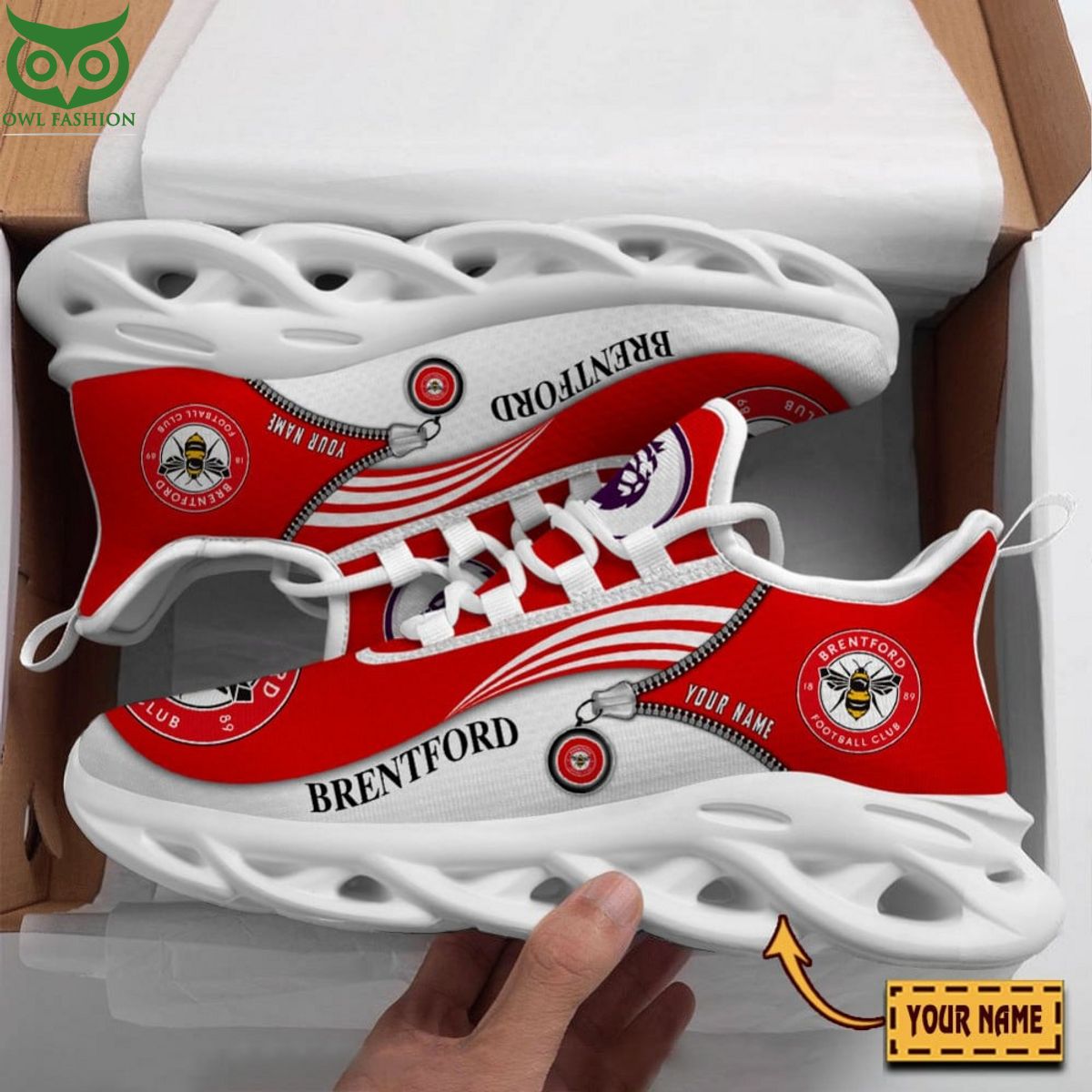 JWFancy Brentford FC Max Soul Shoes Sneakers For Men And Women