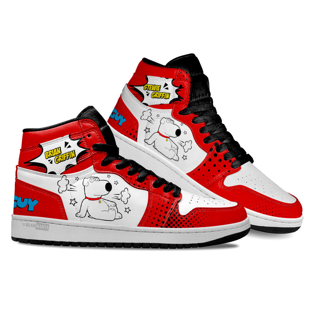 JWFancy Brian Griffin AJ1 High Sneakers Shoes For Men And Women