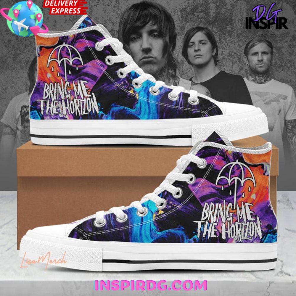 JWFancy Bring Me the Horizon High Top Canvas Sneakers Shoes For Men And Women