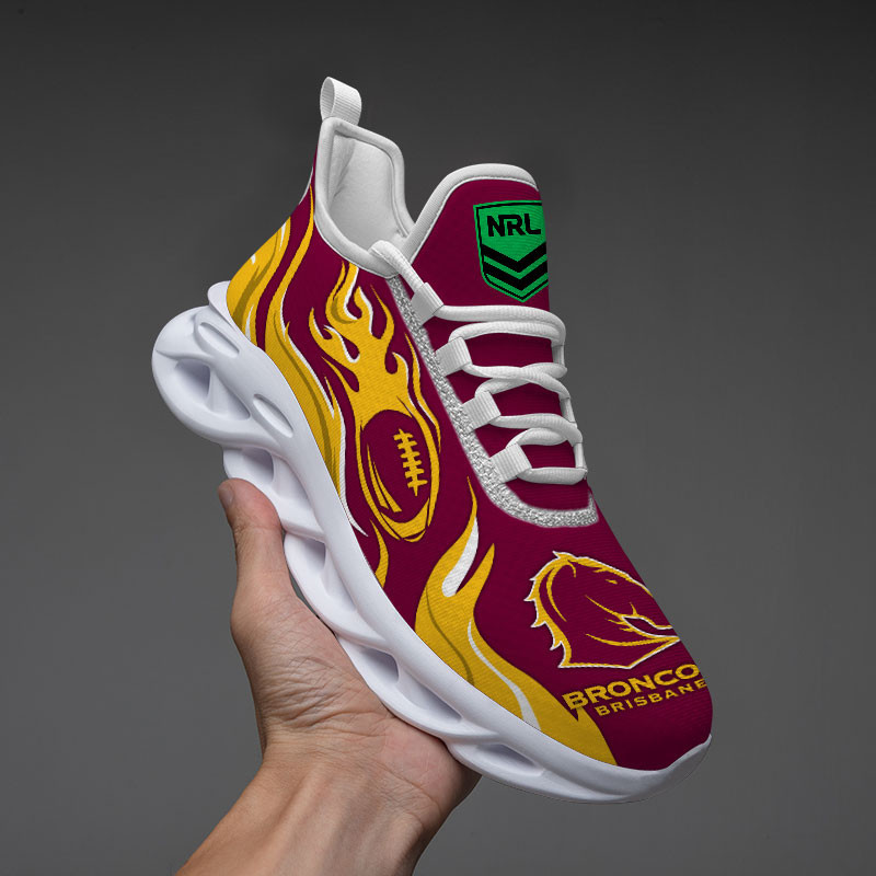 JWFancy Brisbane Broncos Max Soul Shoes Sneakers For Men And Women