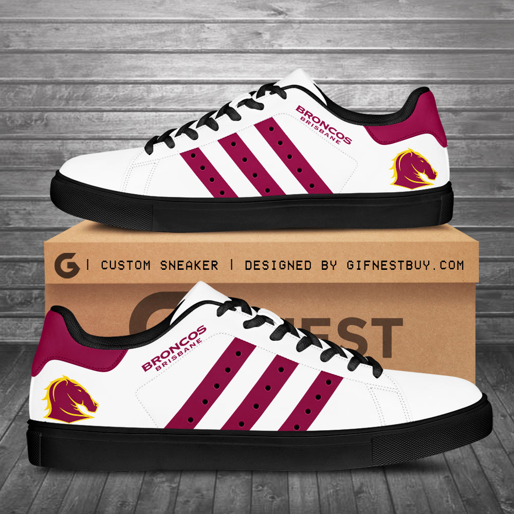JWFancy Brisbane Broncos Skate Stan Shoes Sneakes For Men And Women