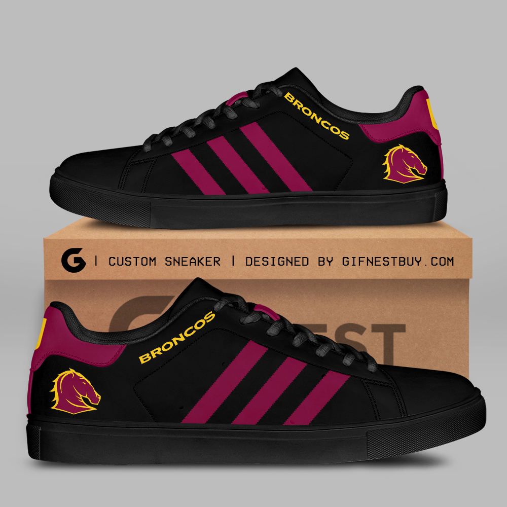 JWFancy Brisbane Broncos Skate Stan Shoes Sneakes For Men And Women