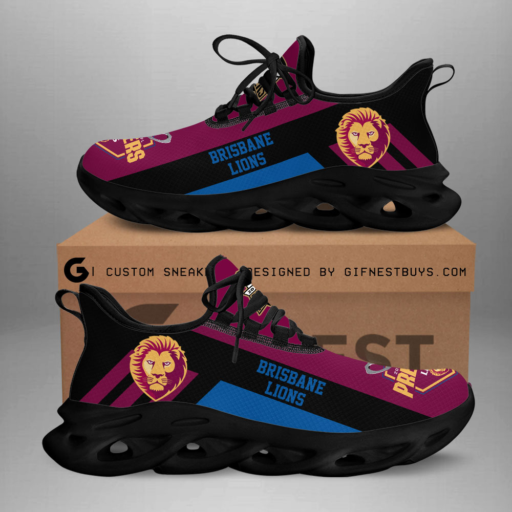 JWFancy Brisbane Lions Max Soul Shoes Sneakers For Men And Women