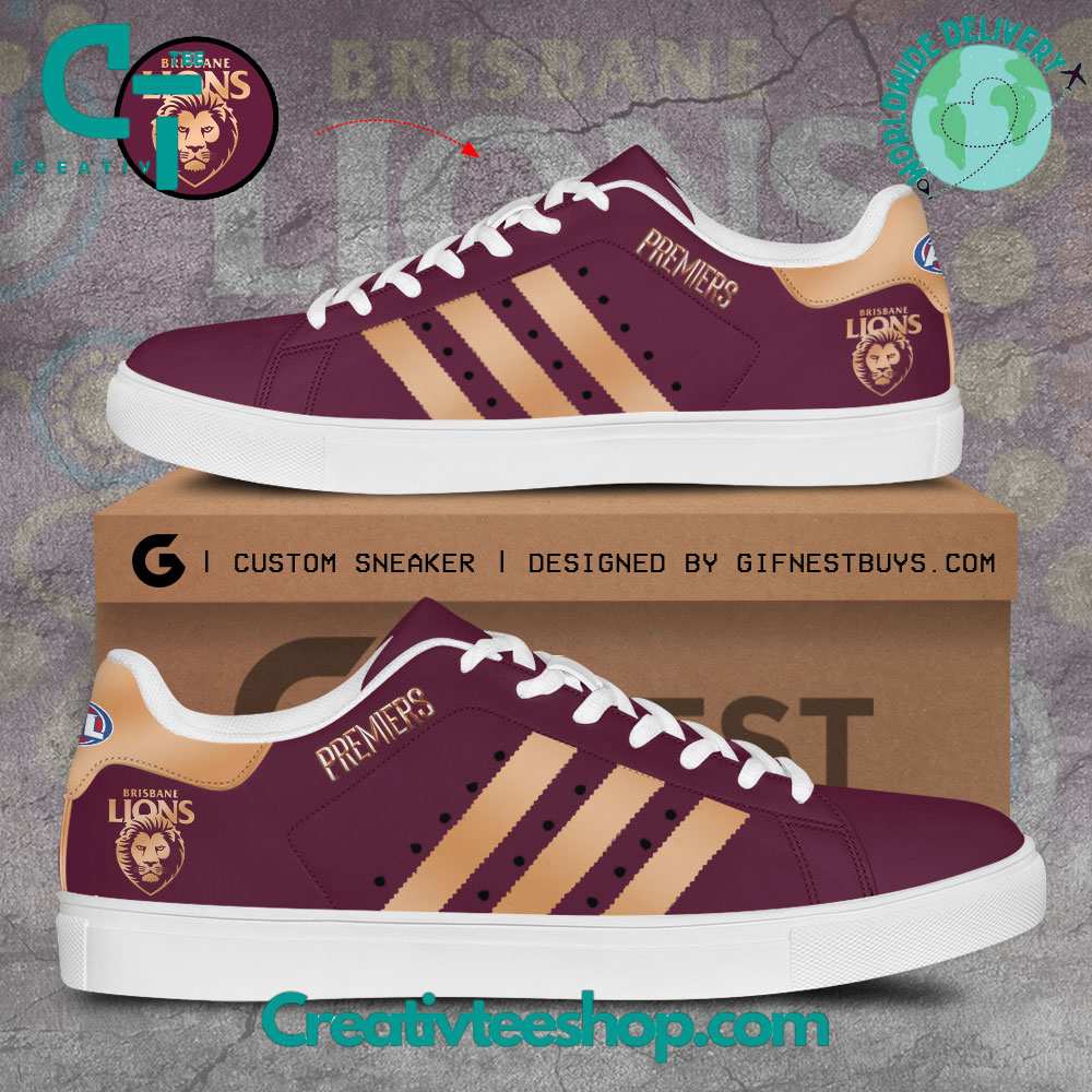 JWFancy Brisbane Lions Skate Stan Shoes Sneakes For Men And Women