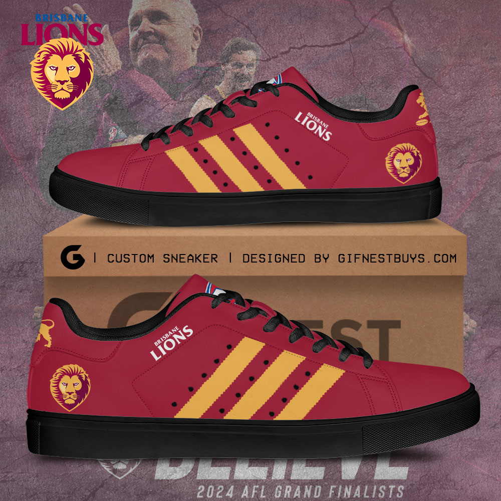 JWFancy Brisbane Lions Skate Stan Shoes Sneakes For Men And Women