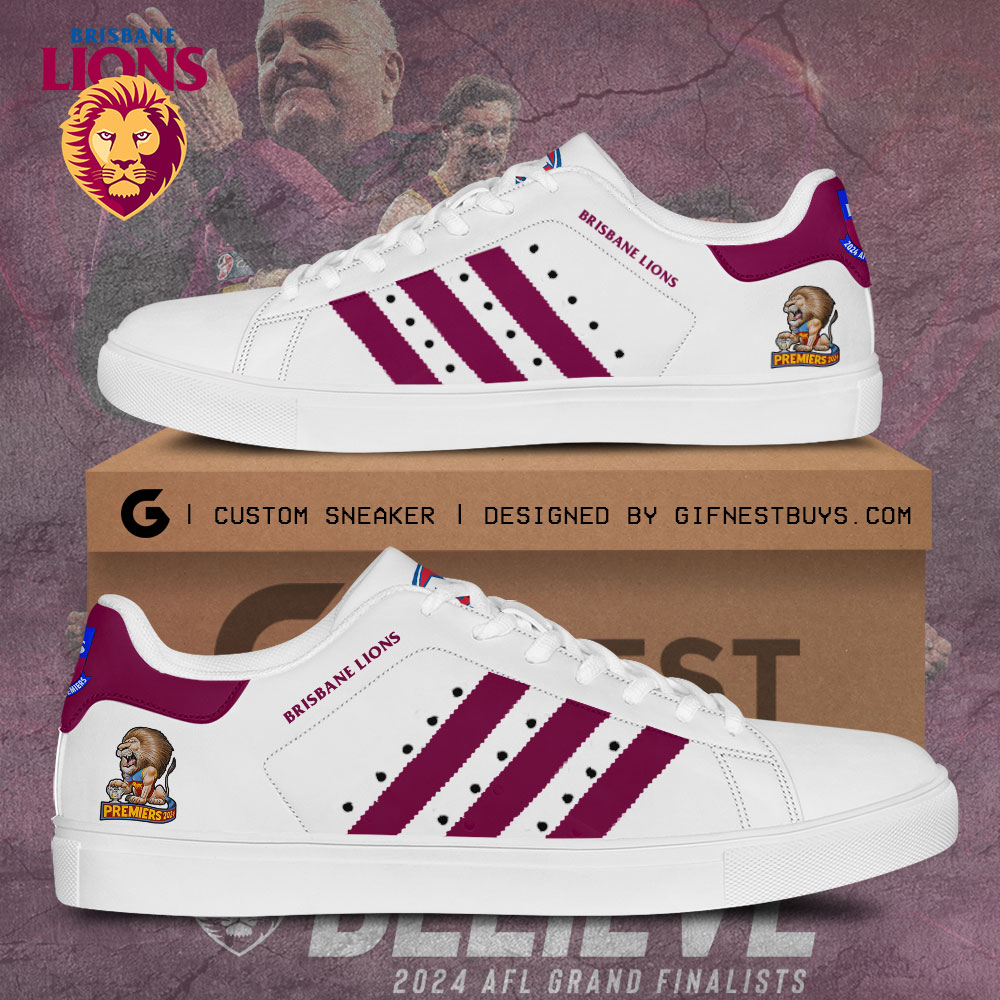 JWFancy Brisbane Lions Skate Stan Shoes Sneakes For Men And Women