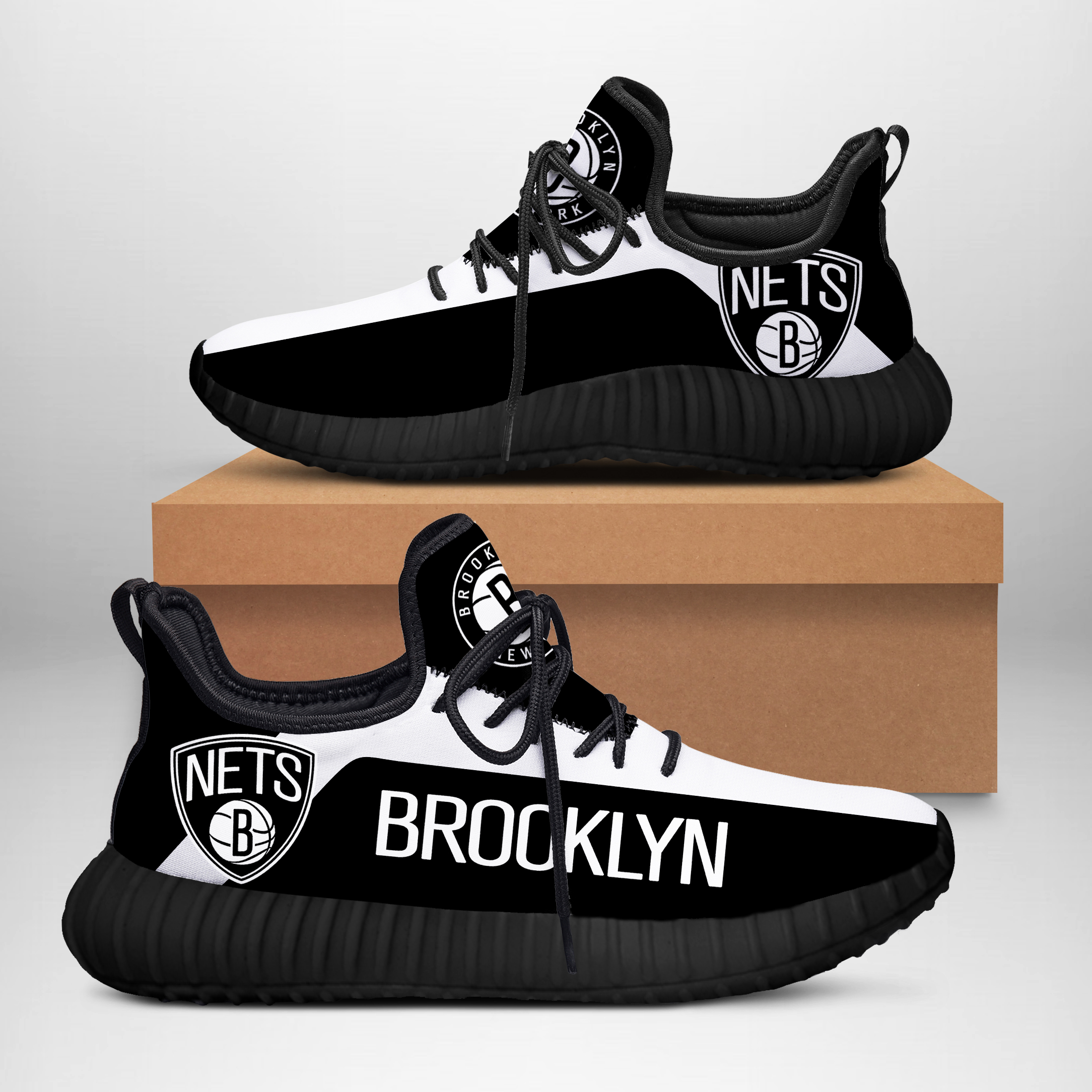 JWFancy Brooklyn Nets Reze Sneakers Shoes For Men And Women