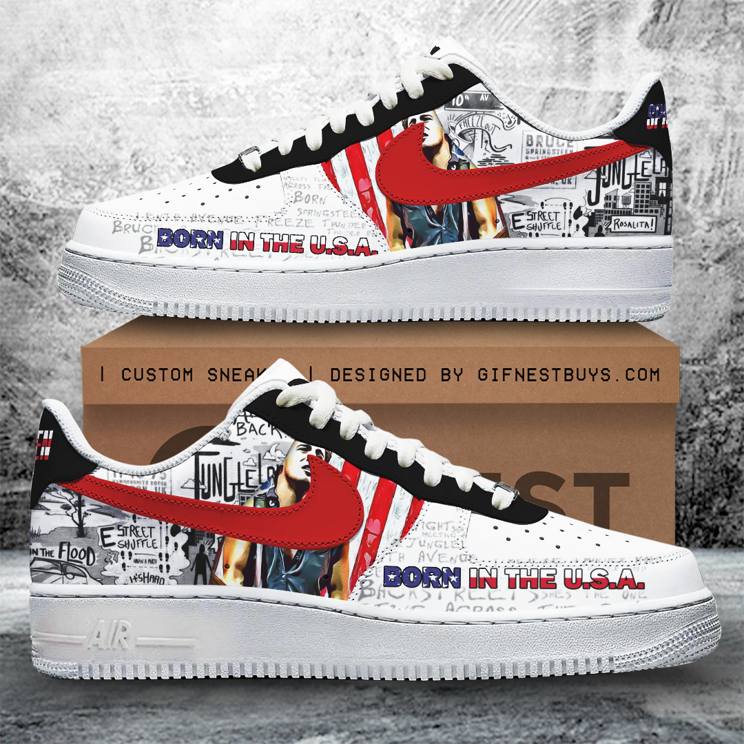 JWFancy Bruce Springsteen Air Low-Top Sneakers Shoes For Men And Women