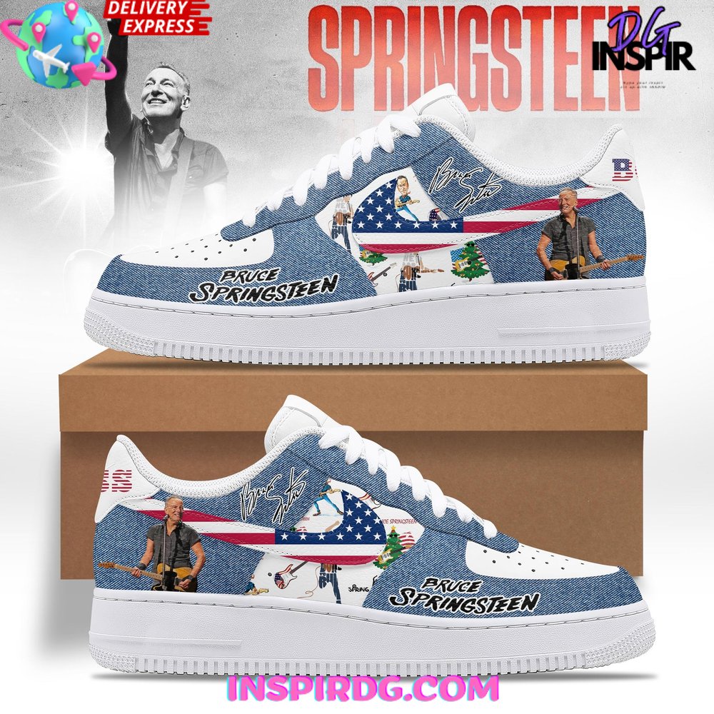 JWFancy Bruce Springsteen Air Low-Top Sneakers Shoes For Men And Women