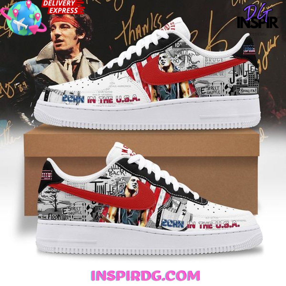 JWFancy Bruce Springsteen Air Low-Top Sneakers Shoes For Men And Women