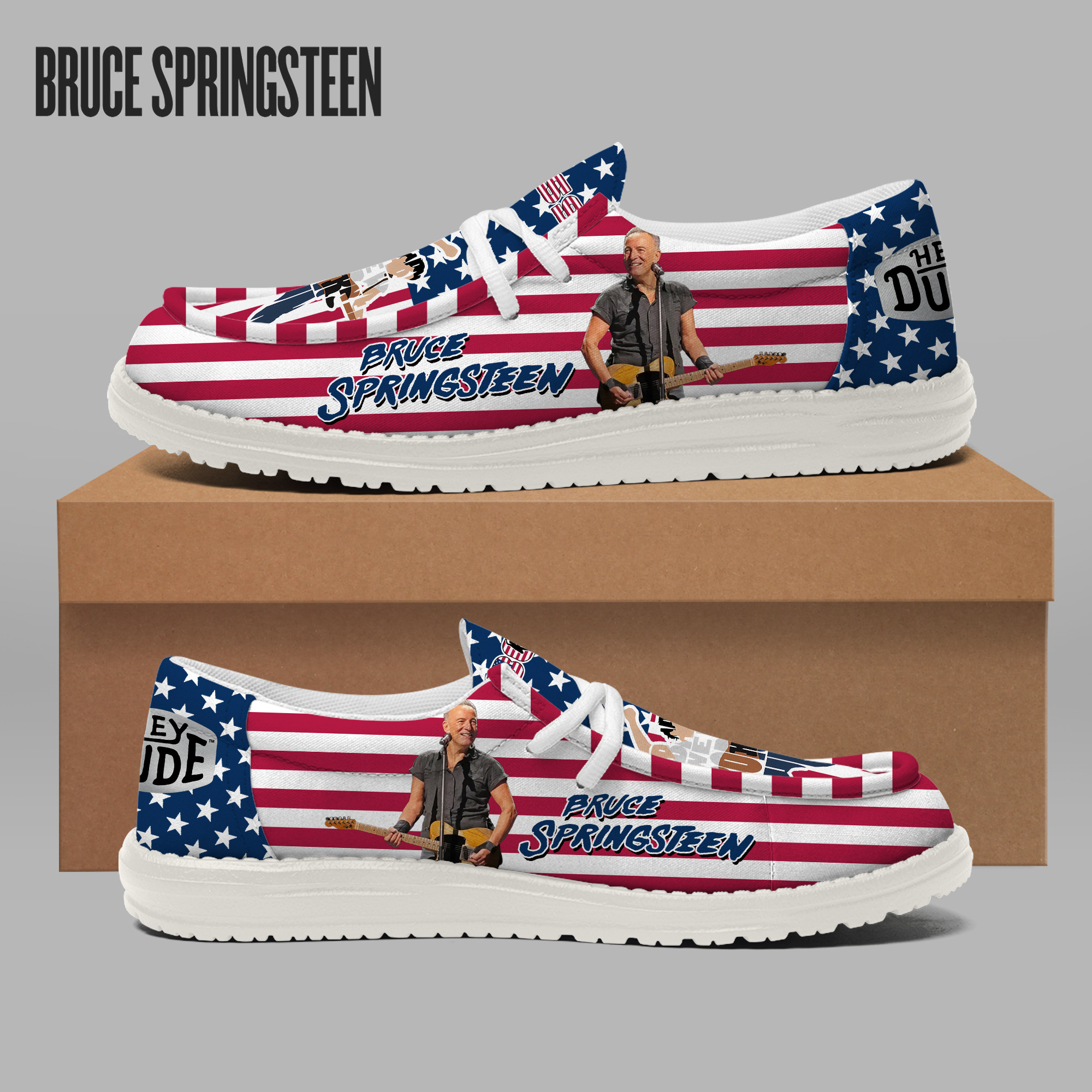 JWFancy Bruce Springsteen – Custom Name Hey Dude