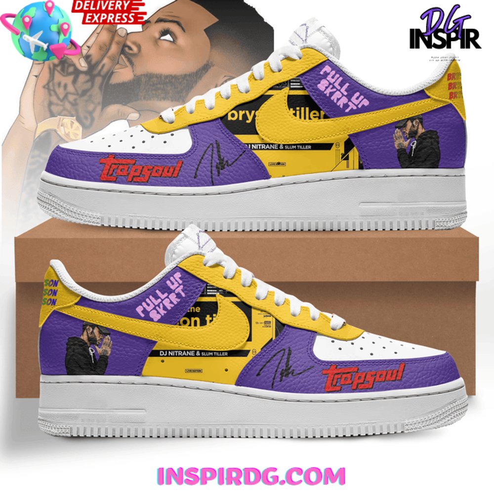 JWFancy Bryson Tiller Trapsoul Air Low-Top Sneakers Shoes For Men And Women