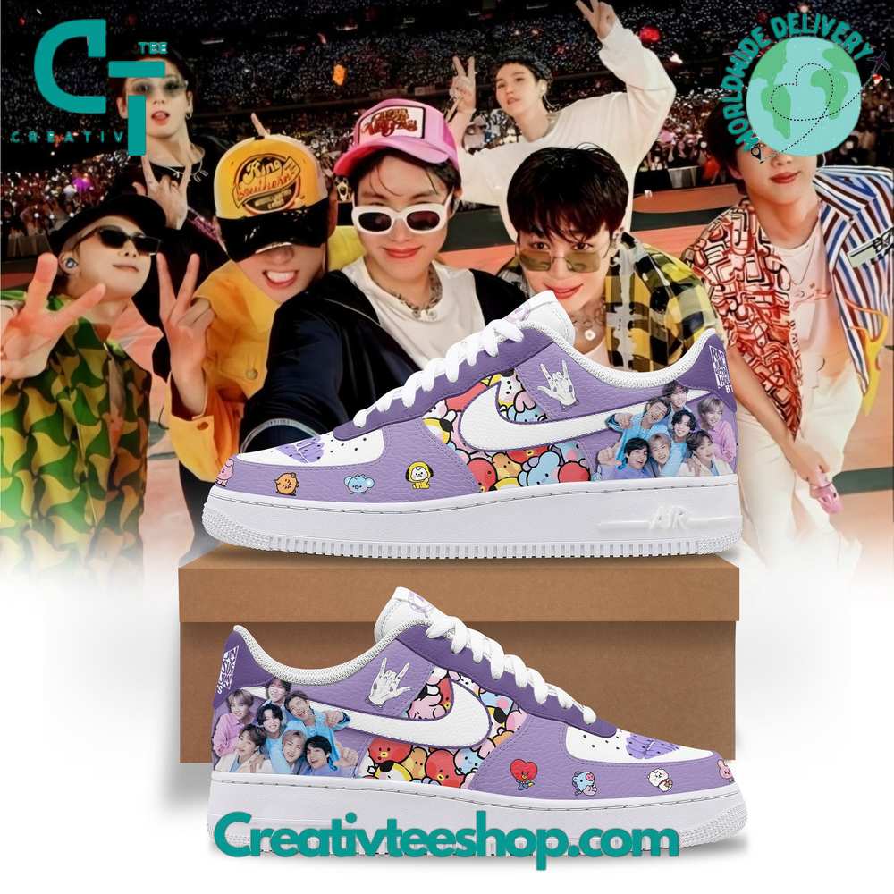 JWFancy BTS Air Low-Top Sneakers Shoes For Men And Women