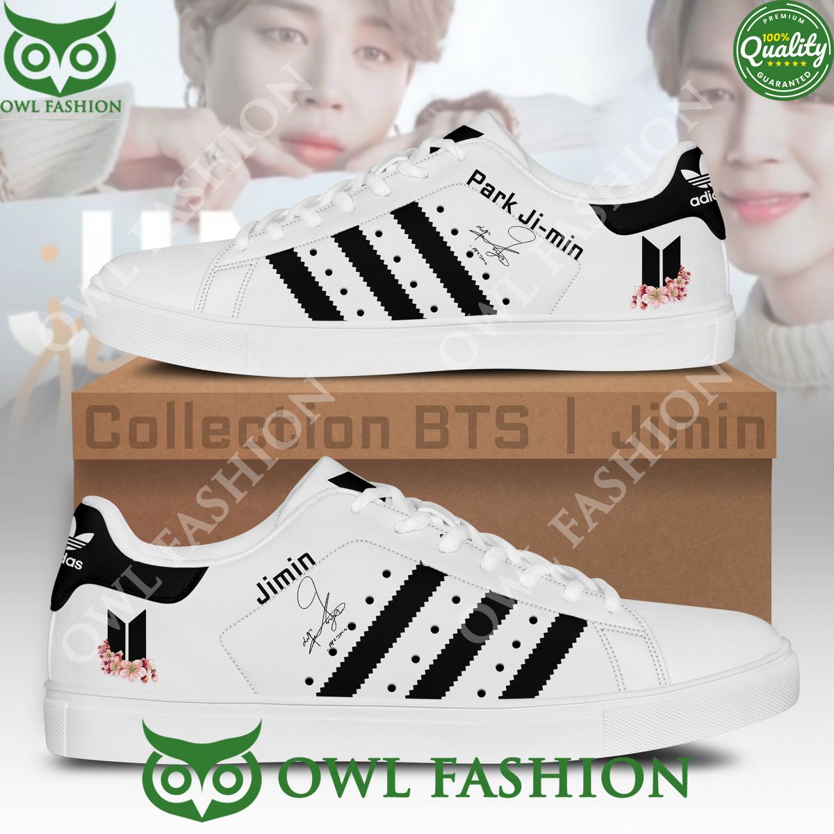 JWFancy BTS Jimin Skate Stan Shoes Sneakes For Men And Women